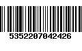 Código de Barras 5352207042426