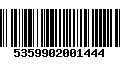 Código de Barras 5359902001444