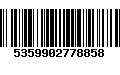 Código de Barras 5359902778858