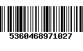 Código de Barras 5360468971027