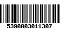 Código de Barras 5390003011307