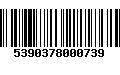 Código de Barras 5390378000739