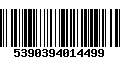 Código de Barras 5390394014499