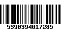 Código de Barras 5390394017285