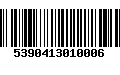 Código de Barras 5390413010006