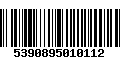 Código de Barras 5390895010112