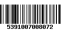 Código de Barras 5391007008072