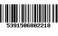 Código de Barras 5391506802218