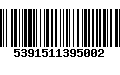 Código de Barras 5391511395002