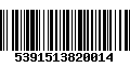 Código de Barras 5391513820014