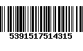 Código de Barras 5391517514315