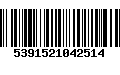 Código de Barras 5391521042514