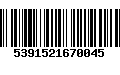 Código de Barras 5391521670045