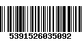 Código de Barras 5391526035092