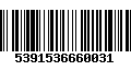 Código de Barras 5391536660031