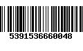 Código de Barras 5391536660048