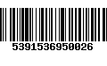 Código de Barras 5391536950026