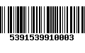 Código de Barras 5391539910003