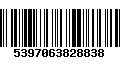 Código de Barras 5397063828838