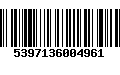 Código de Barras 5397136004961