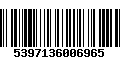 Código de Barras 5397136006965