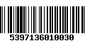 Código de Barras 5397136010030