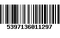 Código de Barras 5397136011297