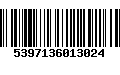 Código de Barras 5397136013024