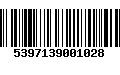 Código de Barras 5397139001028