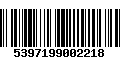 Código de Barras 5397199002218