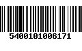 Código de Barras 5400101006171