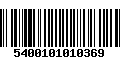 Código de Barras 5400101010369