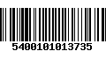 Código de Barras 5400101013735