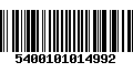 Código de Barras 5400101014992