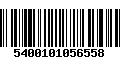 Código de Barras 5400101056558