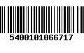 Código de Barras 5400101066717