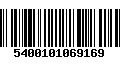 Código de Barras 5400101069169