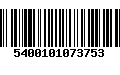 Código de Barras 5400101073753