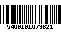 Código de Barras 5400101073821