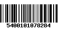 Código de Barras 5400101078284