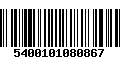 Código de Barras 5400101080867