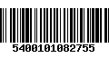 Código de Barras 5400101082755