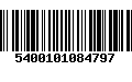 Código de Barras 5400101084797