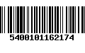 Código de Barras 5400101162174