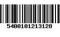 Código de Barras 5400101213128