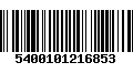 Código de Barras 5400101216853