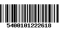 Código de Barras 5400101222618