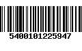 Código de Barras 5400101225947