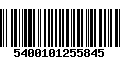 Código de Barras 5400101255845