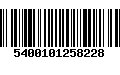 Código de Barras 5400101258228